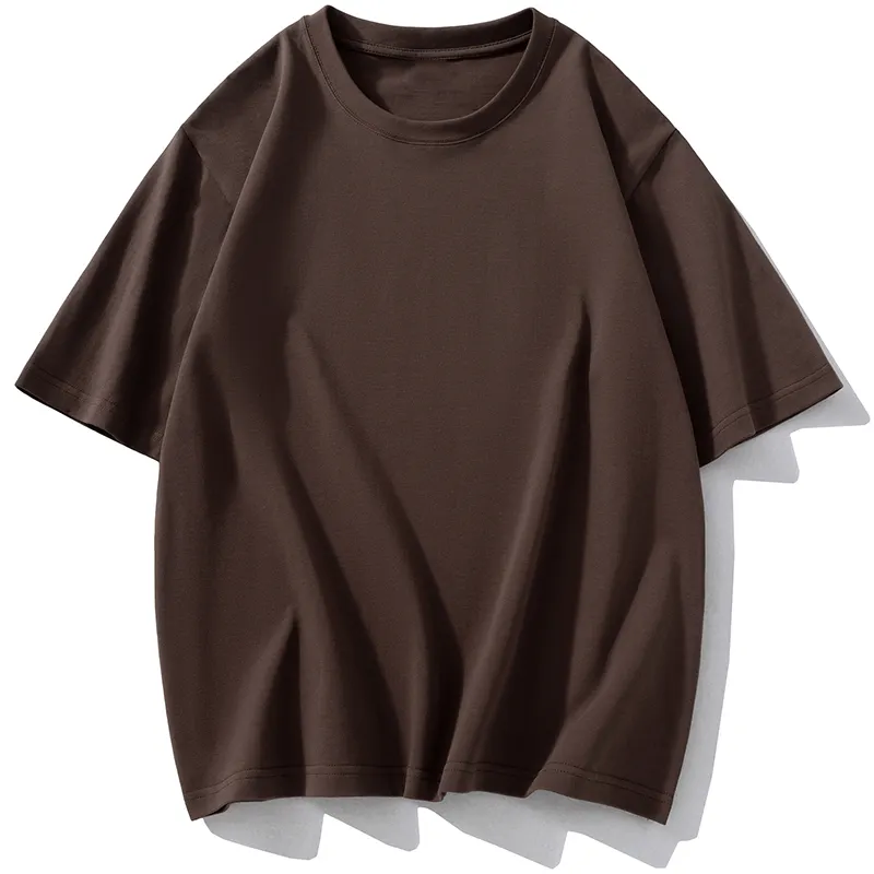 260gsm t-shirt organic cotton custom heavyweight over sized t shirt men