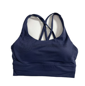 เสื้อชั้นในกีฬาโยคะไร้ตะเข็บสำหรับผู้หญิง ยืดได้สี่ทิศทาง ป้องกันแบคทีเรีย ระบายอากาศได้ดี น้ำหนักเบา แห้งเร็ว ป้องกันรังสียูวี มีไซส์พลัส - Product Image 1