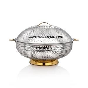 Fabricante y proveedor de olla caliente de metal, cazuela hecha a mano de excelente calidad, nuevo calentador de alimentos de metal elegante más vendido - Product Image 2