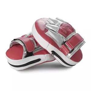 Red and Silver Boxing pad, Adjustable Straps, Professional Training Gear