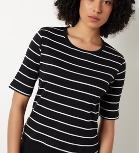 Camiseta Vintage Extra Grande para Mujer, Estilo Urbano, Hombros Caídos, Camiseta de Algodón para Mujer, Fabricante - Product Image 2