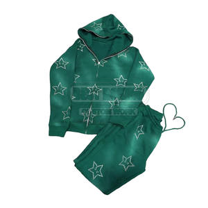 Oem Manufactures Mode Hommes Strass Survêtement Couleur Personnalisée Hommes Strass Survêtement Décontracté - Product Image 4