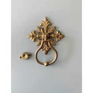 Aldaba de puerta hecha a mano, accesorio de Metal de lujo, decoración de entrada tradicional, accesorio de puerta elegante, Metal Premium - Product Image 3