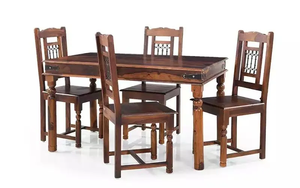 TABLE À MANGER EN BOIS HILTON 4 PERSONNES - Product Image 3
