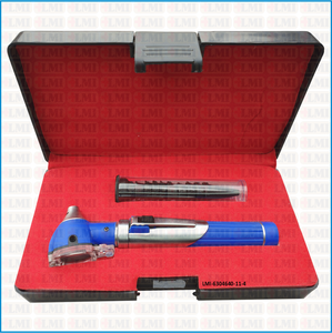 Otoscopio Profesional de Fibra Óptica Azul, Equipo de Diagnóstico, Otoscopio de Fibra Óptica Azul para Uso Hospitalario - Product Image 3