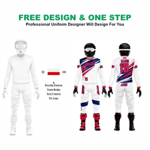 Venta al por mayor directo de fábrica diseño de tendencia superior Impresión digital tela transpirable Motocross MTB Dirt Bike ATV carreras uniformes - Product Image 2