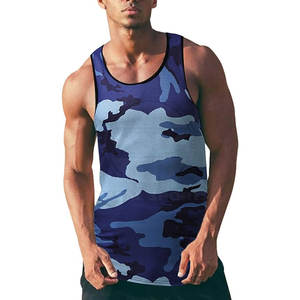 Camiseta sin mangas de tela lisa básica para hombre para gimnasio informal, correr en casa o al aire libre en todas las estaciones - Product Image 6