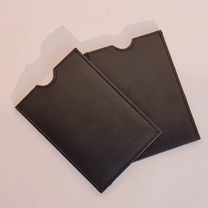Porte-cartes de crédit en cuir PU NEXXGEN avec blocage RFID, portefeuille fin à double pliage, logo personnalisé, design compact unisexe, élégant et de qualité supérieure - Product Image 2