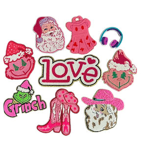 Custom Patches Manufacture Cartoon Embroidery <b>Iron</b> <b>on</b> Patches Garment Applique Embroidered Patch for Clothes - Product Image 1