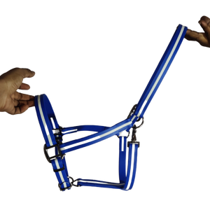 Licol de cheval Haut confort Licol de cheval en cuir de haute qualité Vente en gros Licol de cheval en cuir de cheval léger - Product Image 3