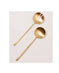 ชุดช้อนและส้อมชุบไทเทเนียมสุดหรูเซิร์ฟเวอร์สลัดสแตนเลส - Product Image 6