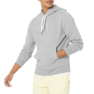 Venta caliente sudaderas con capucha para hombres 100% algodón diseño personalizado Color sólido transpirable mangas completas disponibles hombres Sudadera con capucha - Product Image 5