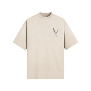 เสื้อยืดผู้ชายสไตล์ฮิปฮอปทรงโอเวอร์ไซส์ ผ้าคอตตอนพิมพ์ลาย ย้อมสีแบบแอซิดวอช คุณภาพพรีเมียมใหม่ - Product Image 4