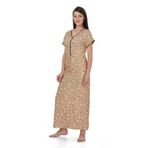 Robe de nuit longue Evolve pour femme, 100 % rayonne, imprimée, ultra douce, confortable pour l'été - Product Image 2