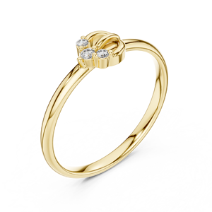 Lustrance jewels Anillo de cóctel de 14K para fiesta Chapado en oro - Product Image 5