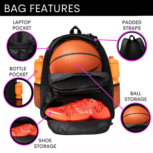 Bolsa deportiva impermeable para baloncesto, Logo personalizado, venta al por mayor - Product Image 3