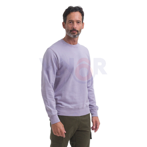 Sudadera Unisex de Algodón 100%, Jersey de Cuello Redondo de Lana de Invierno de Alta Calidad con Logotipo Personalizado Bordado Sólido para Hombres y Mujeres - Product Image 6
