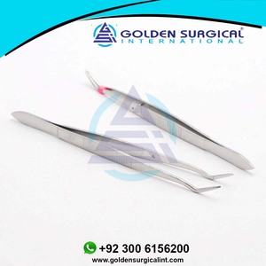 Pince de dentiste en acier inoxydable pince à épiler outil de nettoyage des dents cuspidales pour clinique dentaire pas cher prix bas quantité minimale de commande - Product Image 3