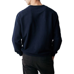 Sudadera de ajuste regular para hombre, ropa de calle de algodón 100% de invierno con logotipo personalizado, prendas de punto holgadas de talla grande con cuello redondo a la moda - Product Image 4