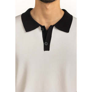Polo de Golf a Rayas para Hombre, Corte Ajustado, Tejido ODM, Manga Corta, Transpirable, Cómodo, Ropa Deportiva Casual, Tallas XL-5XL - Product Image 2