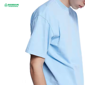 Camisetas de Hombre 100% Algodón, Blancas, Estilo Urbano, Ecológicas, Transpirables, 180g, Corte Holgado, Venta al Por Mayor, Temporada de Verano - Product Image 1