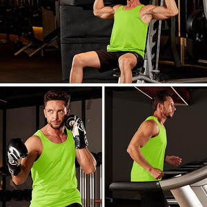 เสื้อกล้ามซับลิเมชันของผู้ชายวัสดุทนทานเสื้อกล้ามแบบซับลิเมชันสำหรับผู้ชายลดริ้วรอยตามสั่ง - Product Image 4