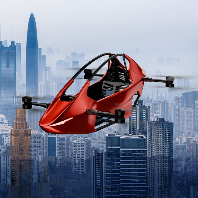 Ultra Light eVTOL UAV Commercial Drone with Dual 4K Camera 20KM FPV Foldable App Control G-Sensor Remote