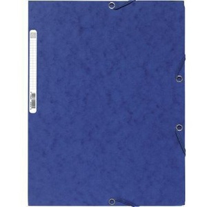 Exacompta <b>A4</b> Blue File <b>Folder</b> 400g/m Color Chipboard Durable and Stylish Product - Product Image 1