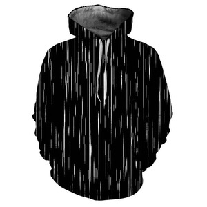Sudaderas con capucha de vértigo geométrico impresas en 3D para hombre, sudaderas con patrón degradado en blanco y negro, camisetas informales de manga larga con capucha, jerséis - Product Image 3
