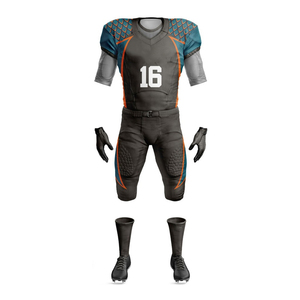 Maillot de football américain personnalisable en spandex respirant, uniforme de football américain avec design imprimé par sublimation, vêtements de football américain - Product Image 5