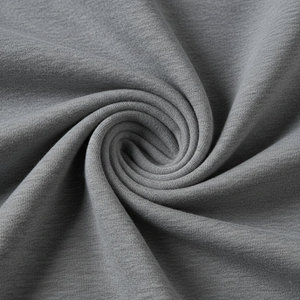 Vêtements de sport pour femmes OEM personnalisés, sweats à capuche courts à taille haute, ourlet côtelé large, épaules tombantes, manches bouffantes, en molleton de coton, vente en gros - Product Image 5