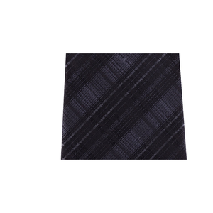 Cravatta da uomo Kenneth Cole Reaction slim a quadri iridescenti tonalità tono su tono, nera, taglia normale, accessori con falso colletto - Product Image 3