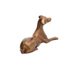 รูปปั้นสุนัขทองเหลืองสูง9นิ้วสไตล์วินเทจสินค้าหัตถกรรมโลหะ1.1กก. - Product Image 3