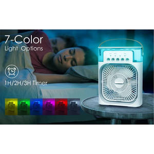 Ventilador Humidificador Portátil Moderno para el Hogar, Enfriador de Aire Pequeño con 3 Velocidades, Aire Acondicionado de Plástico con Energía Eléctrica y Solar - Product Image 5
