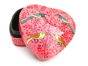 Luxurious Kashmiri Paper Mache Trinket Boxes Hand-Painted Jewelry Collection Keepsakes for Home Decor - Product Image 3