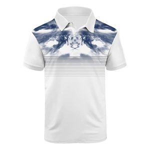 เสื้อยืดคุณภาพสูงสั่งทำพิเศษสำหรับผู้ชาย ผ้าฝ้าย/ใยไผ่ เนื้อผ้าเจอร์ซีย์ลำลอง แห้งเร็ว แขนสั้น สำหรับเล่นกีฬากอล์ฟ - Product Image 3