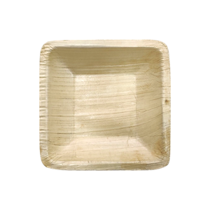 Elegante cuenco cuadrado de 3 pulgadas para servir hojas de palma Areca, cuenco desechable para canapés para catering y uso en restaurante para aperitivos - Product Image 1