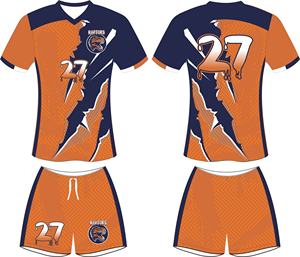 Uniformes de Fútbol Personalizados para Hombre, Cuello en V, Transpirables, Elásticos, de Manga Corta, 100% Poliéster, Alta Calidad - Product Image 2