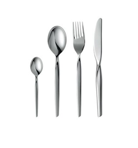 Couverts en acier inoxydable de qualité supérieure avec poignées ergonomiques au fini miroir parfaits pour les dîners formels, les repas de tous les jours, les fêtes. - Product Image 1