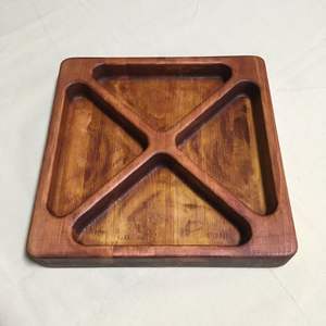 Offre spéciale, assiette décorative personnalisée en bois de manguier pour le service des aliments, fournisseur - Product Image 4