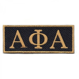 Parche de hierro Zeta Phi Beta, insignias adhesivas bordadas con letras cortadas con láser para ropa - Product Image 1