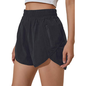 Shorts de sport de yoga taille haute pour femmes respirant étiquette personnalisée meilleure vente Shorts motif décoration dernière conception ODM Services - Product Image 6
