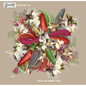 Collection de tissus Reyyan İpek Yazma modèle 5 25 Renk Home Deco - Product Image 1