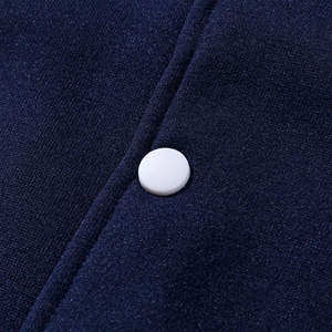 Chaqueta Universitaria Moderna para Mujer, Transpirable, Bordada, de Color Sólido, Cómoda, con Forro de Satén, Corte Regular, Impermeable y Teñida - Product Image 4