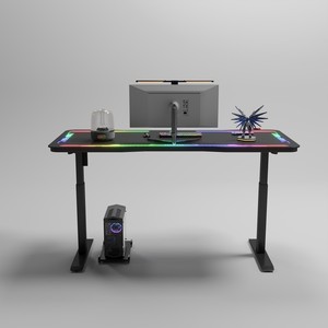 Tùy Chỉnh Lớn RGB Ánh Sáng Racing Gamer Bàn Và Ghế Đặt Bền Văn Phòng Chơi Game Bảng Với LED Trên Bán - Product Image 3