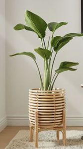 Cesta de maceta de ratán de Diseño Artesanal, decoración interior y balcón, macetas, Mini contenedores de plantas - Product Image 6