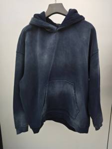 เสื้อฮู้ดดี้ทรงโอเวอร์ไซส์ Sun Fade ผ้าหนา 460 GSM ล้างสีแบบ Acid Wash ทรงปกติ ผ้าฝ้าย 100% เสื้อฮู้ดดี้สตรีทแวร์สำหรับฤดูหนาว เหมาะสำหรับผู้ชายและผู้หญิง - Product Image 5