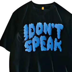 T-shirts imprimés en relief 100% coton, prix bas, meilleure qualité, légers et respirants, pour hommes adultes. - Product Image 4