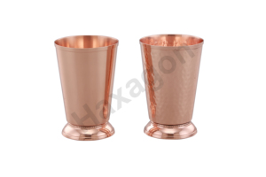 Gobelet en verre et cuivre de haute qualité avec motif sculpté à la main, en métal actuel - Product Image 5