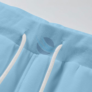 Conjunto corto de sudaderas con capucha para hombre de la mejor calidad, ropa de calle de manga larga de Color sólido con logotipo personalizado y conjunto corto - Product Image 3